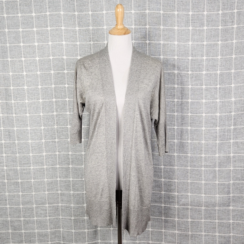 Magaschoni Silk and Cashmere Open Cardigan